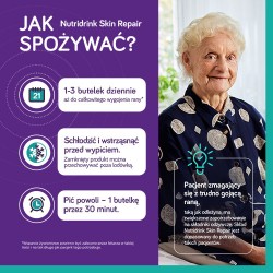 Zdjęcie produktu - #4 Zestaw 4x Nutridrink Skin Repair truskawka, 4x200ml (dawniej Cubitan)