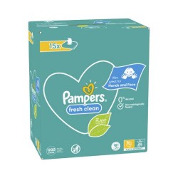 Zdjęcie produktu - #4 Pampers Chusteczki nawilżane Fresh Clean, 15 x 80szt.