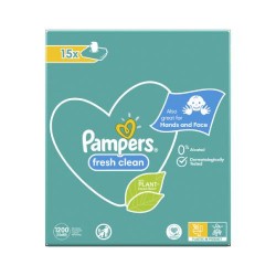 Zdjęcie produktu - #5 Pampers Chusteczki nawilżane Fresh Clean, 15 x 80szt.