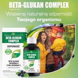 Zdjęcie produktu - #0 DOMOWA APTECZKA Beta-Glukan Complex płyn o smaku czarnej porzeczki, 150 ml
