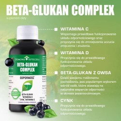 Zdjęcie produktu - #2 DOMOWA APTECZKA Beta-Glukan Complex płyn o smaku czarnej porzeczki, 150 ml
