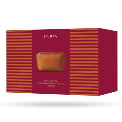 Zdjęcie produktu - #0 PUPA VAMP! Zestaw: Vamp! tusz do rzęs Extreme, 12ml + dwufazowy płyn do demakijażu, 50ml + brązowa kosmetyczka