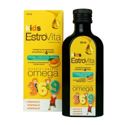 Zdjęcie produktu - #0 EstroVita Kids o smaku pomarańczowo - bananowym, 150ml 