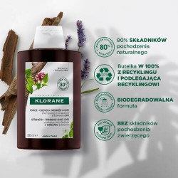 Zdjęcie produktu - #1 KLORANE Szampon do włos&oacute;w z chininą i szarotką, 200ml
