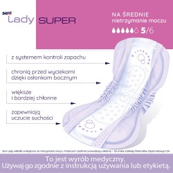 Zdjęcie produktu - #0 SENI Lady Super, 15 szt. - wkładki urologiczne
