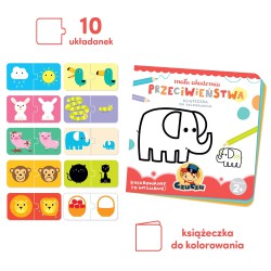 Zdjęcie produktu - #0 CzuCzu Mała akademia Przeciwieństwa 2+: książeczka + puzzle