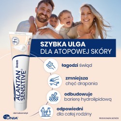 Zdjęcie produktu - #1 Alantan Sensitive Krem z alantoiną do sk&oacute;ry wrażliwej, alergicznej, atopowej, 20 g