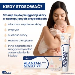 Zdjęcie produktu - #2 Alantan Sensitive Krem z alantoiną do sk&oacute;ry wrażliwej, alergicznej, atopowej, 20 g
