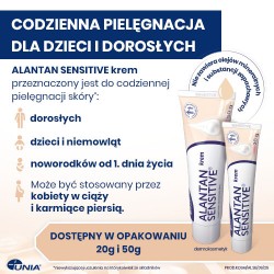 Zdjęcie produktu - #4 Alantan Sensitive Krem z alantoiną do sk&oacute;ry wrażliwej, alergicznej, atopowej, 20 g