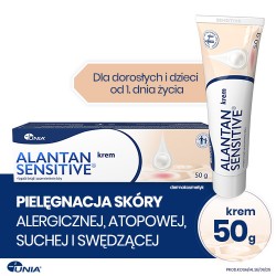 Zdjęcie produktu - #0 Alantan Sensitive Krem z alantoiną do sk&oacute;ry wrażliwej, alergicznej, atopowej, 50 g