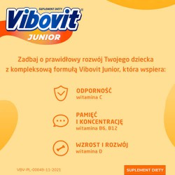 Zdjęcie produktu - #0 VIBOVIT JUNIOR POMARAŃCZOWY 4+, 30sasz.