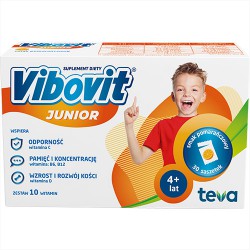 Zdjęcie produktu - #4 VIBOVIT JUNIOR POMARAŃCZOWY 4+, 30sasz.