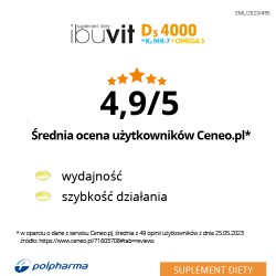Zdjęcie produktu - #5 Ibuvit D3 4000 + K2 MK-7 0mega 3, 30kaps.