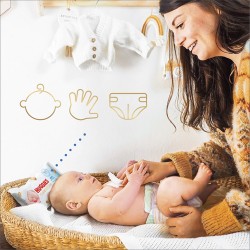 #1 – HUGGIES Pure Extra Care Chusteczki nawilżane, 56 sztuk