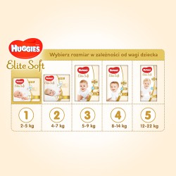 Zdjęcie produktu - #5 HUGGIES Extra Care 1 Pieluchy 2-5 kg, 26 sztuk