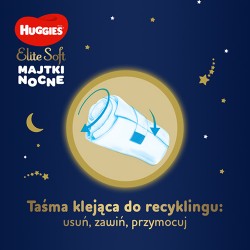 Zdjęcie produktu - #7 HUGGIES Elite Soft Night Pants 6 Majtki nocne 15-25kg, 16 sztuk