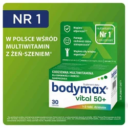 Miniaturka artykułu - #0 Bodymax Vital 50+, 30 tabl.