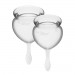 Zdjęcie produktu - #1 Satisfyer Feel Good Mentrual zestaw kubeczk&oacute;w menstruacyjnych 15ml + 20ml Transparent