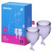 Zdjęcie produktu - #0 Satisfyer Feel Secure Mentrual zestaw kubeczk&oacute;w menstruacyjnych 15ml + 20ml