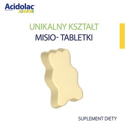 Zdjęcie produktu - #2 Acidolac Junior o smaku białej czekolady, 20 tabletek