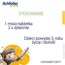 Zdjęcie produktu - #5 Acidolac Junior o smaku białej czekolady, 20 tabletek