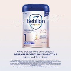 Zdjęcie produktu - #0 Zestaw Bebilon Profutura DUOBiotik 1 mleko początkowe dla niemowląt od urodzenia, 4 x 800g