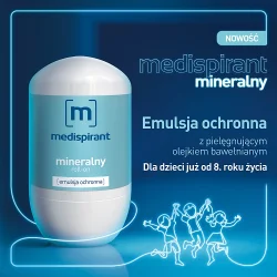 Miniaturka artykułu - #0 Medispirant Mineralny roll-on Antyperspirant w kulce, 40 ml