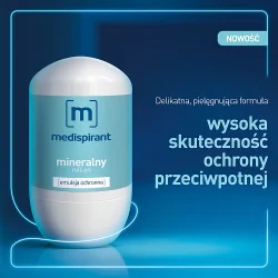 Miniaturka artykułu - #1 Medispirant Mineralny roll-on Antyperspirant w kulce, 40 ml