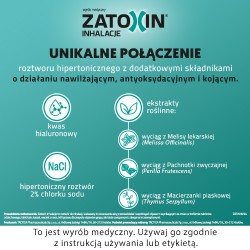 Zdjęcie produktu - #1 Zatoxin Inhalacje Roztw&oacute;r do inhalacji, 10 fiolek x 3ml