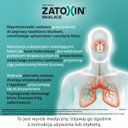 Zdjęcie produktu - #2 Zatoxin Inhalacje Roztw&oacute;r do inhalacji, 10 fiolek x 3ml