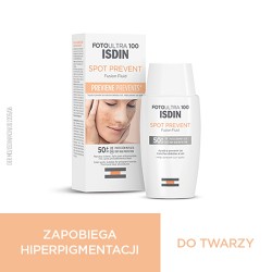 Zdjęcie produktu - #0 Isdin Fotoultra 100 SPOT PREVENT Fluid SPF 50+, 50ml
