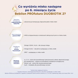 Zdjęcie produktu - #1 Zestaw Bebilon Profutura Duobiotik 2 Mleko następne dla niemowląt po 6. miesiącu, 4x 800 g