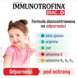 Zdjęcie produktu - #1 Immunotrofina Plus witamina D płyn, 180ml