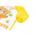 Zdjęcie produktu - #0 BOCIOLAND Śliniak ceratowy rękawek Miś Mi&oacute;d 6m+