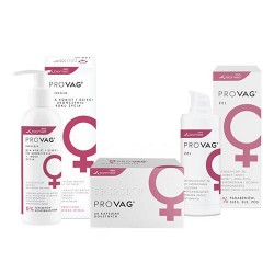 Zdjęcie produktu - #0 Zestaw PROVAG Emulsja, 300ml + kapsułki doustne, 40szt. + żel intymny, 30g