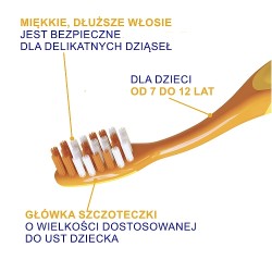 Zdjęcie produktu - #2 ELGYDIUM EMOJI JUNIOR szczoteczka do zęb&oacute;w dla dzieci w wieku 7-12 lat