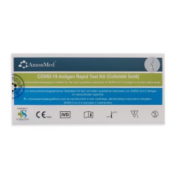 Zdjęcie produktu - #0 AmonMed COVID-19 szybki test antygenowy ze śliny 