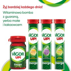 Zdjęcie produktu - #3 VIGOR UP! Fast o smaku limonkowym, 20tabl. mus.