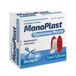 Zdjęcie produktu - #0 MonoPlast Mocny Przylepiec tkaninowy 5m x 1,25cm