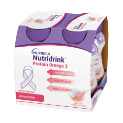 Zdjęcie produktu - #5 Nutridrink Protein Omega 3 rześki smak mango - brzoskwinia, 4x125ml