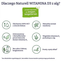 Zdjęcie produktu - #0 NATURELL Wegańska witamina D3 z alg 1000 j.m., 15ml
