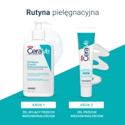 Zdjęcie produktu - #1 CeraVe Żel myjący przeciw niedoskonałościom, 236 ml