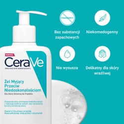 Zdjęcie produktu - #3 CeraVe Żel myjący przeciw niedoskonałościom, 236 ml