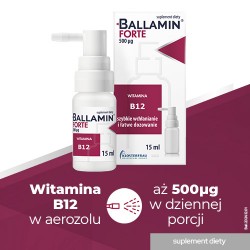 Zdjęcie produktu - #0 BALLAMIN FORTE Witamina B12 500&micro;g, 15ml