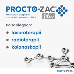 Zdjęcie produktu - #1 Procto-Zac Silver krem proktologiczny z kompleksem srebra TIAB, 25ml