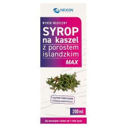 Zdjęcie produktu - #0 Syrop na kaszel z porostem islandzkim Max, 200ml