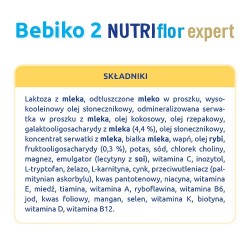 Zdjęcie produktu - #7 Zestaw Bebiko 2 NUTRIflor Expert Mleko następne dla niemowląt powyżej 6. miesiąca życia, 4x600g