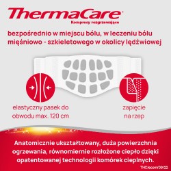 Zdjęcie produktu - #3 ThermaCare Kompresy rozgrzewające na dolne okolice plec&oacute;w i stawy biodrowe, 2 szt.