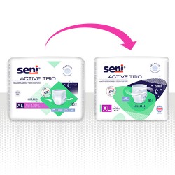 Zdjęcie produktu - #0 SENI ACTIVE TRIO X-LARGE Elastyczne majtki chłonne, 10 szt.
