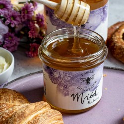 Zdjęcie produktu - #0 PASIEKI RODZINY SADOWSKICH Mi&oacute;d faceliowy, 450g